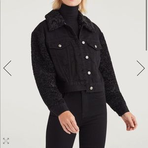 Jacket with Removable Faux Fur Collar